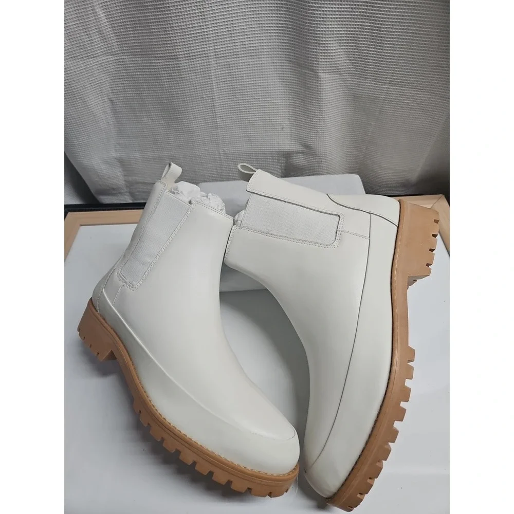 Rebecca Allen Women's The All Weather Boot Fashion, Cream,‎ 9.5